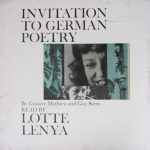 Lotte Lenya - Invitation To German Poetry (LP, Comp + Box)