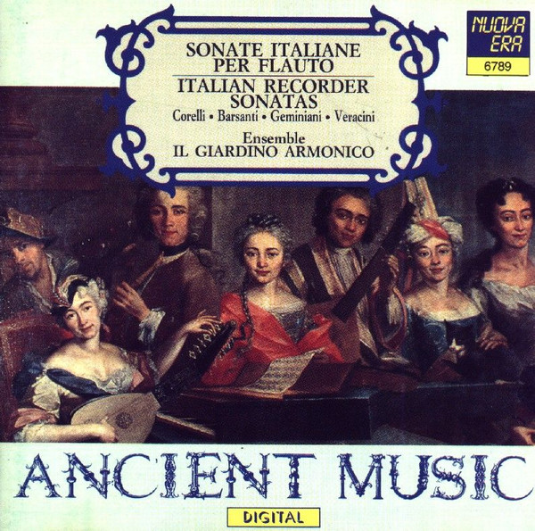 Corelli* • Barsanti* • Geminiani* • Veracini* • Il Giardino Armonico - Sonate Italiane Per Flauto (CD, Album)