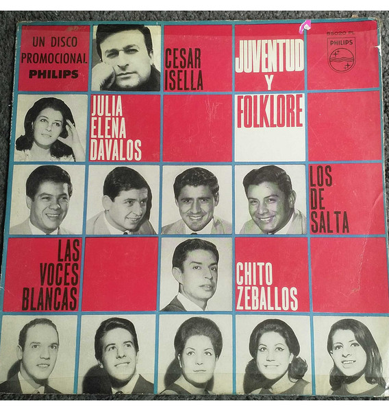 Various - Juventud Y Folklore (LP, Comp, Mono, Promo)