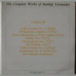Matthijs Vermeulen - The Complete Works Of Matthijs Vermeulen - Volume III (2xLP)