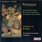 Vivaldi* - I Solisti Di Zagreb*, Antonio Janigro - Concertos For Flute, Mandolin, Bassoon And Violin (CD, Album)