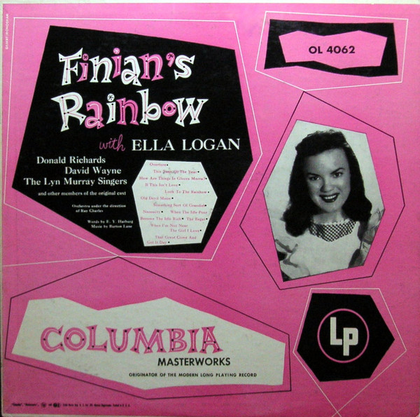 Ella Logan, Donald Richards, David Wayne (3) - Finian's Rainbow (LP, RE)