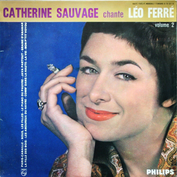 Catherine Sauvage - Chante Léo Ferré ( Volume 2 ) (10")