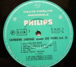 Catherine Sauvage - Chante Léo Ferré ( Volume 2 ) (10") - Afbeelding 4