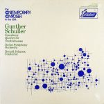 Gunther Schuller - Dallas Symphony Orchestra, Donald Johanos - Symphony / Quartet For Doublebasses (LP)