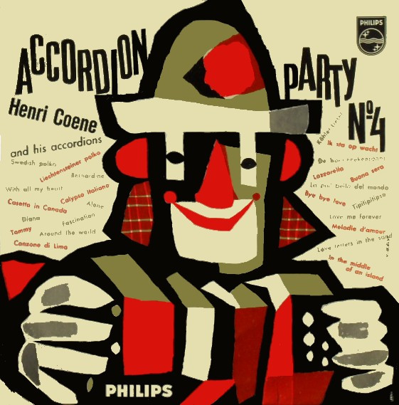 Henri Coene - Accordion Party No. 4 (10", Album)