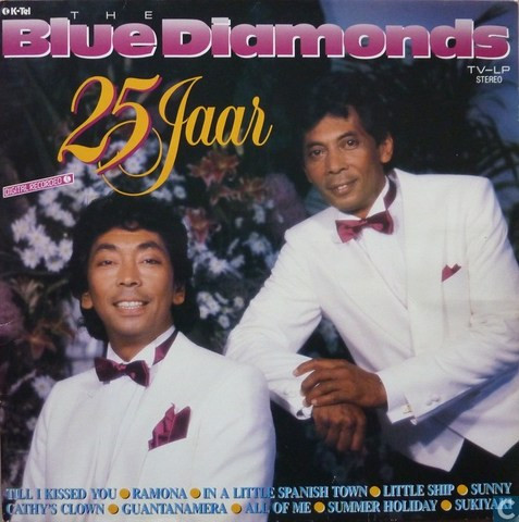 The Blue Diamonds - 25 Jaar (LP, Album, Gat)