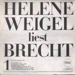 Helene Weigel, Bertolt Brecht - Helene Weigel Liest Brecht (LP)