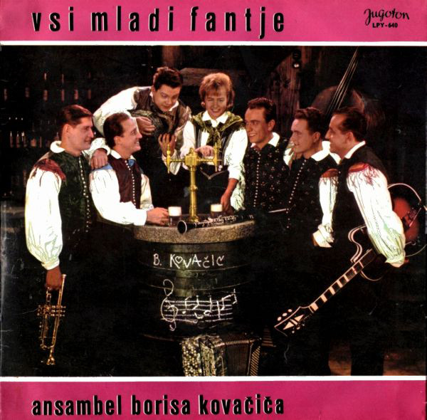 Ansambel Borisa Kovačiča - Vsi Mladi Fantje (10", Album)