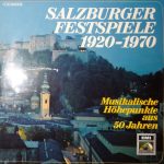 Various - Salzburger Festspiele 1920 - 1970 Musikalische Höhepunkte Aus 50 Jahren (2xLP, Comp)