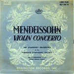 Walter Schneiderhan, Thomas Sherman, Felix Mendelssohn-Bartholdy - Violin Concerto (10", Mono)