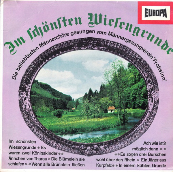 Männergesangverein Frohsinn - Im Schönsten Wiesengrunde (LP)