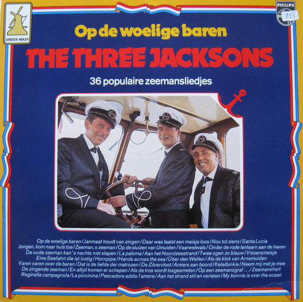 The 3 Jacksons - Op De Woelige Baren - 36 Populaire Zeemansliedjes (LP, Album)