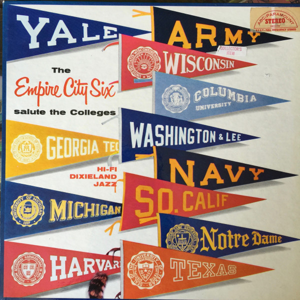 The Empire City Six - The Empire City Six Salute The Colleges (LP, Album)