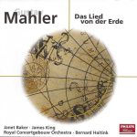 Gustav Mahler - Janet Baker •  James King (3) •  Concertgebouworkest •  Bernard Haitink - Das Lied Von Der Erde (CD, Album, RE, RM)