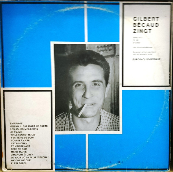 Gilbert Bécaud - zingt (LP, Comp)