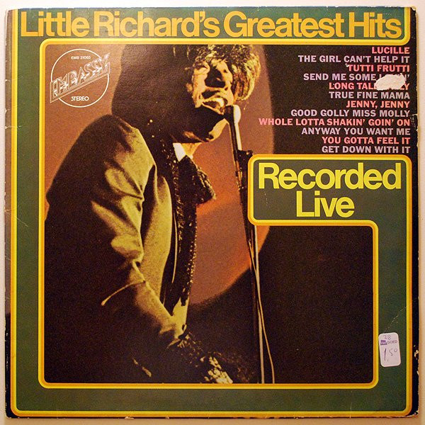 Little Richard - Little Richard’s Greatest Hits - Recorded Live (LP, Album, RE, Red)