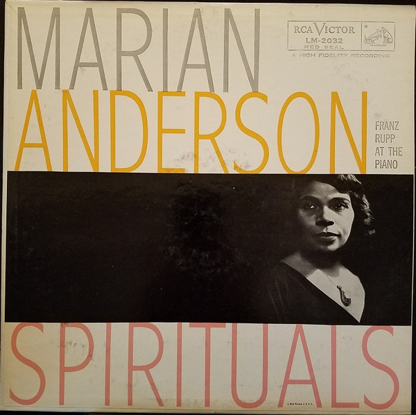 Marian Anderson - Spirituals (LP, Mono)