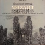 Mozart* - Symphony No. 41 (K.551) Symphony No. 33 (K.319) (LP)