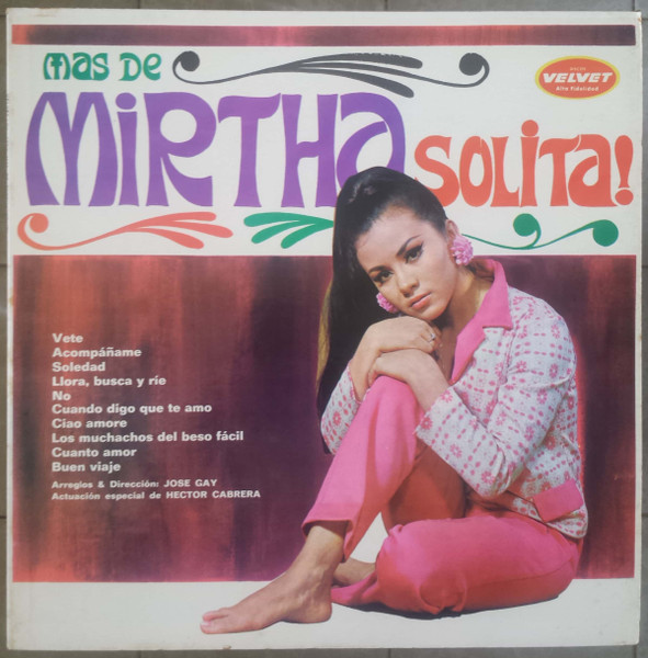 Mirtha Perez - Mas de Mirtha Solita! (LP, Album)