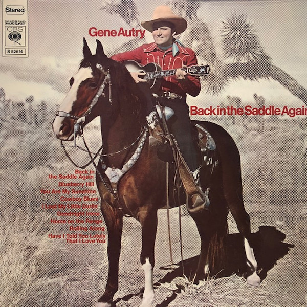 Gene Autry - Back In The Saddle Again (LP, Album)