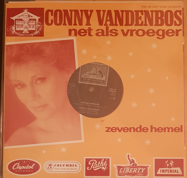 Conny Vandenbos - Net Als Vroeger / Zevende Hemel (10", Promo)