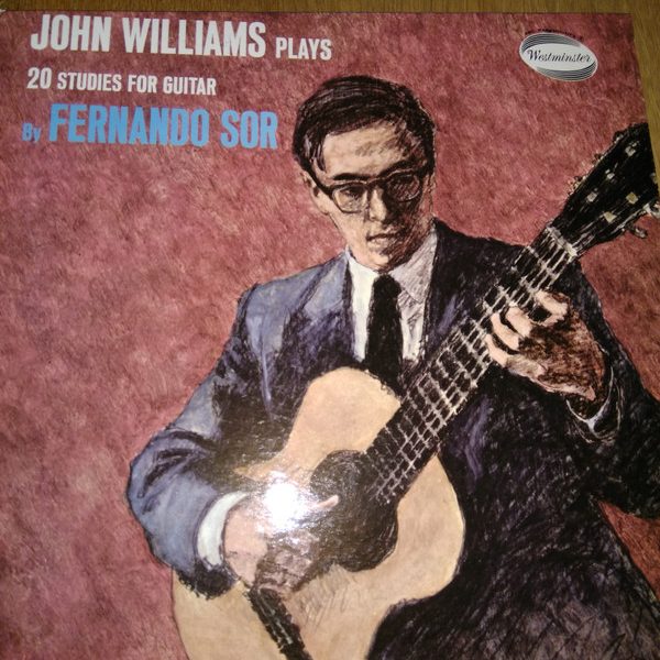 John Williams (7) : Fernando Sor - 20 Studies For Guitar (LP, Album, Mono)