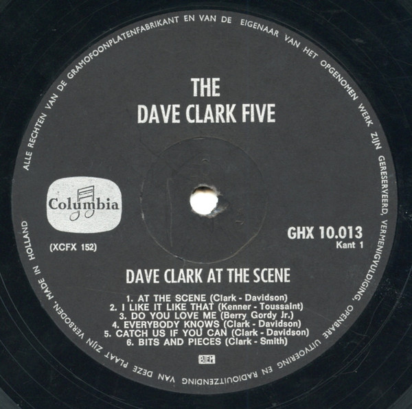 The Dave Clark Five - At The Scene (LP, Album, Mono)