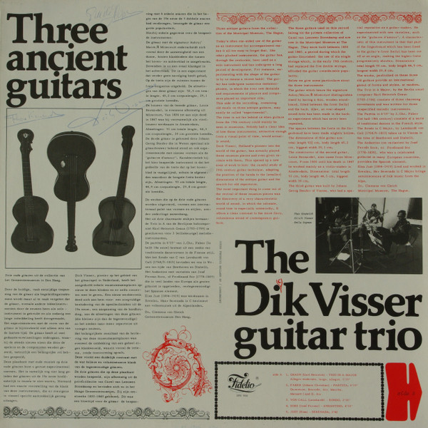 The Dik Visser Guitar Trio, Dik Visser, Theo Krumeich, Emile Hopman - The Dik Visser Guitar Trio (LP, Album)