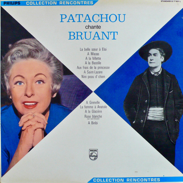 Patachou - Patachou Chante Bruant (LP, Album, Mono)