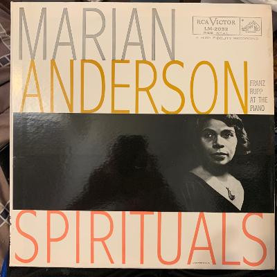 Marian Anderson With Franz Rupp - Spirituals (LP, Mono, RE)