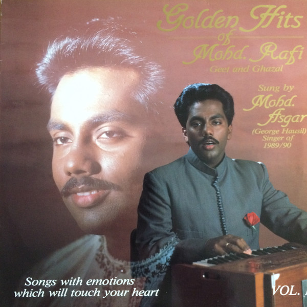 Mohd. Asgar - Golden Hits Of Mohd. Rafi - Geet And Ghazal (LP)