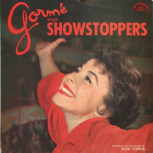Eydie Gorme* - Gormé Sings Showstoppers (LP, Album, Mono)
