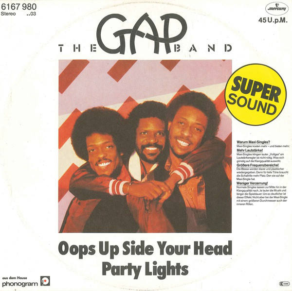 The Gap Band - Oops Up Side Your Head / Party Lights (12", Maxi)