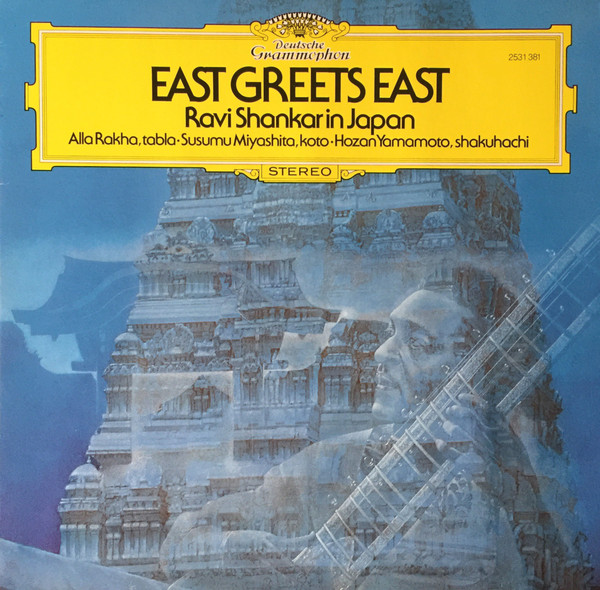 Ravi Shankar - East Greets East (LP, Album, RE)