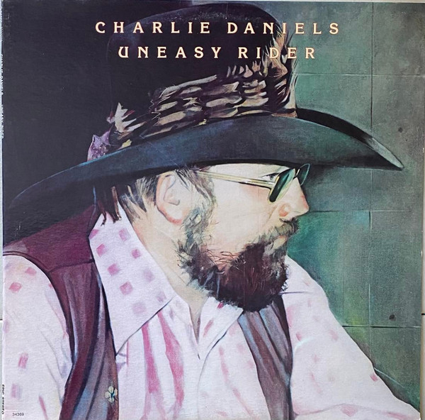 Charlie Daniels - Uneasy Rider (LP, Album, RE, Pit)