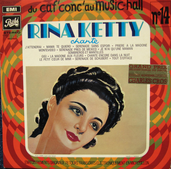 Rina Ketty - Rina Ketty Chante (LP, Comp)