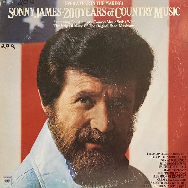 Sonny James - 200 Years Of Country Music (LP, Album, Ter)