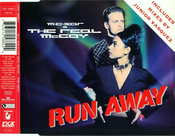 M.C. Sar & The Real McCoy* - Run Away (CD, Single)