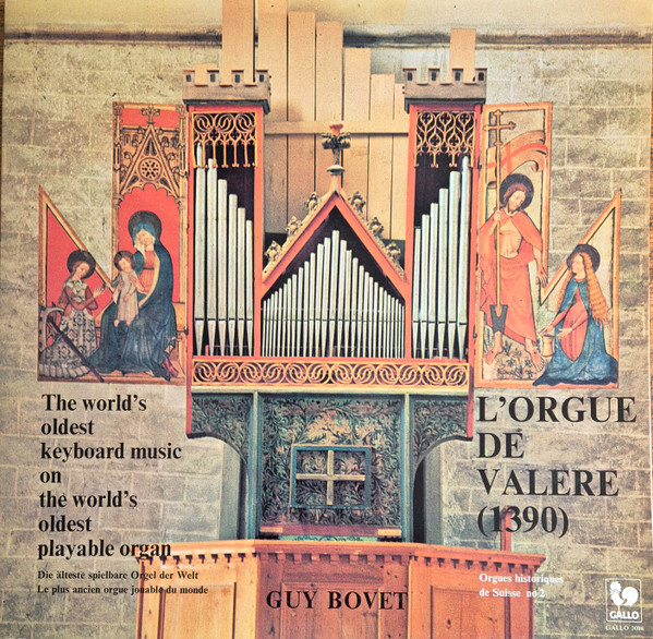 Guy Bovet - L'Orgue De Valère (1390) (LP)