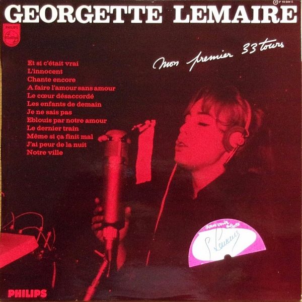 Georgette Lemaire - Mon Premier 33 Tours (LP, Album, Mono)