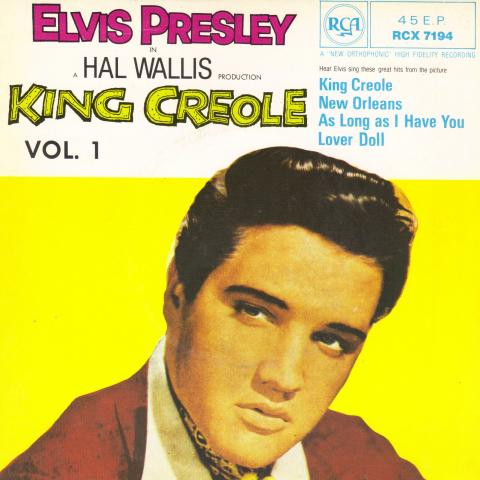 Elvis Presley - King Creole Vol. 1 (7", EP, Mono, RE)