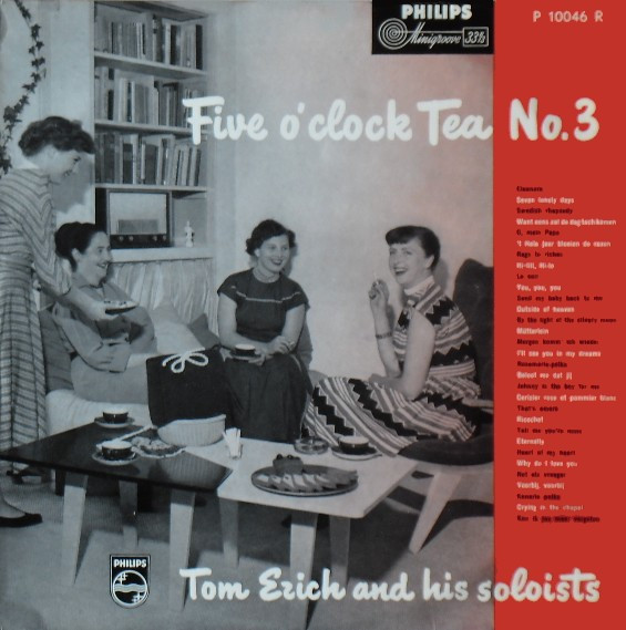Tom Erich And His Soloists - Five O'Clock Tea No. 3 (10")