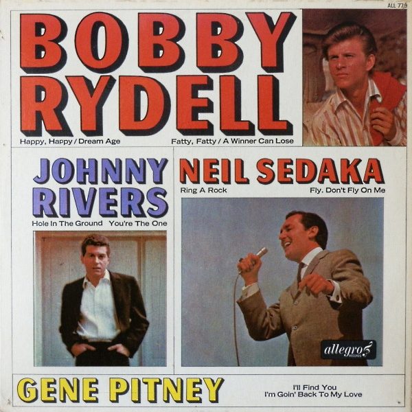 Bobby Rydell, Johnny Rivers, Neil Sedaka, Gene Pitney - Bobby Rydell, Johnny Rivers, Neil Sedaka, Gene Pitney (LP, Comp, Mono)