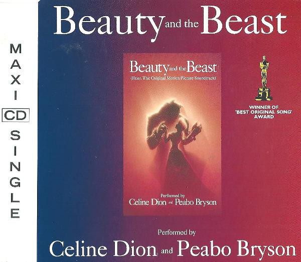 Céline Dion And Peabo Bryson - Beauty And The Beast (CD, Maxi)