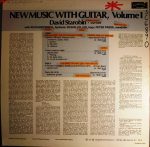 David Starobin - Hans Werner Henze / Barbara Kolb / William Bland / Charles Wuorinen - New Music With Guitar, Volume I (LP) - Afbeelding 2