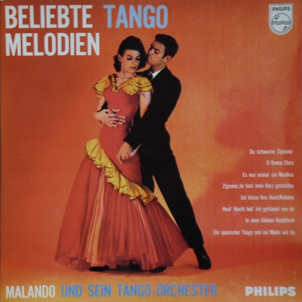 Malando And His Tango Orchestra - Beliebte Tango-Melodien (10", Album, Mono)
