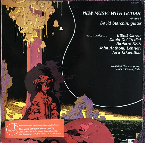 David Starobin - New Music With Guitar, Volume 2  (LP, Album)