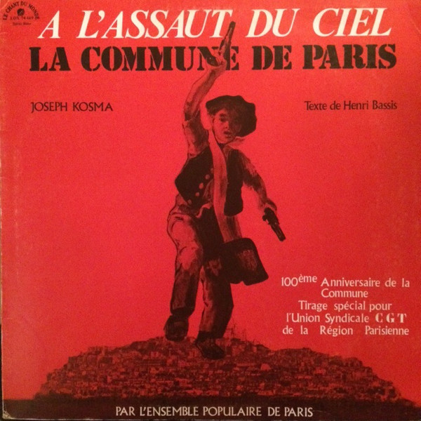Joseph Kosma / Ensemble Populaire De Paris - À L'assaut Du Ciel (La Commune De Paris) (LP, Gat)