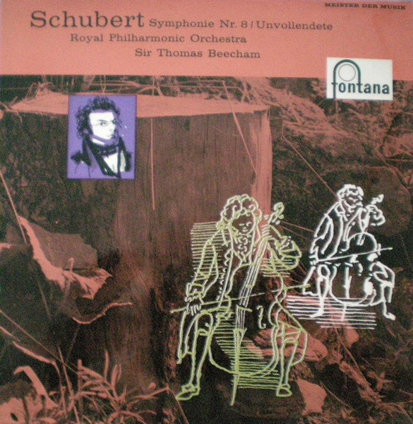 Franz Schubert - Royal Philharmonic Orchestra, Sir Thomas Beecham - Symphonie Nr. 8 / Unvollendete (10", Mono)